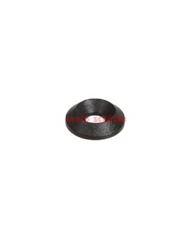 Kunststoff-Rosette 6x17mm schwarz