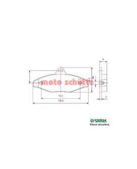 Bremsbelagsatz hinten, CRG´98